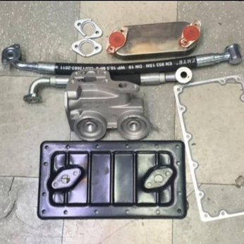 مجموعه قسمت کولر روغن موتور لوول و موتور پرکینز دست کامل